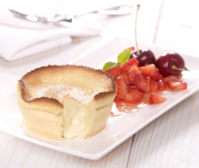 Chocolate Souffle╠ü with Vanilla